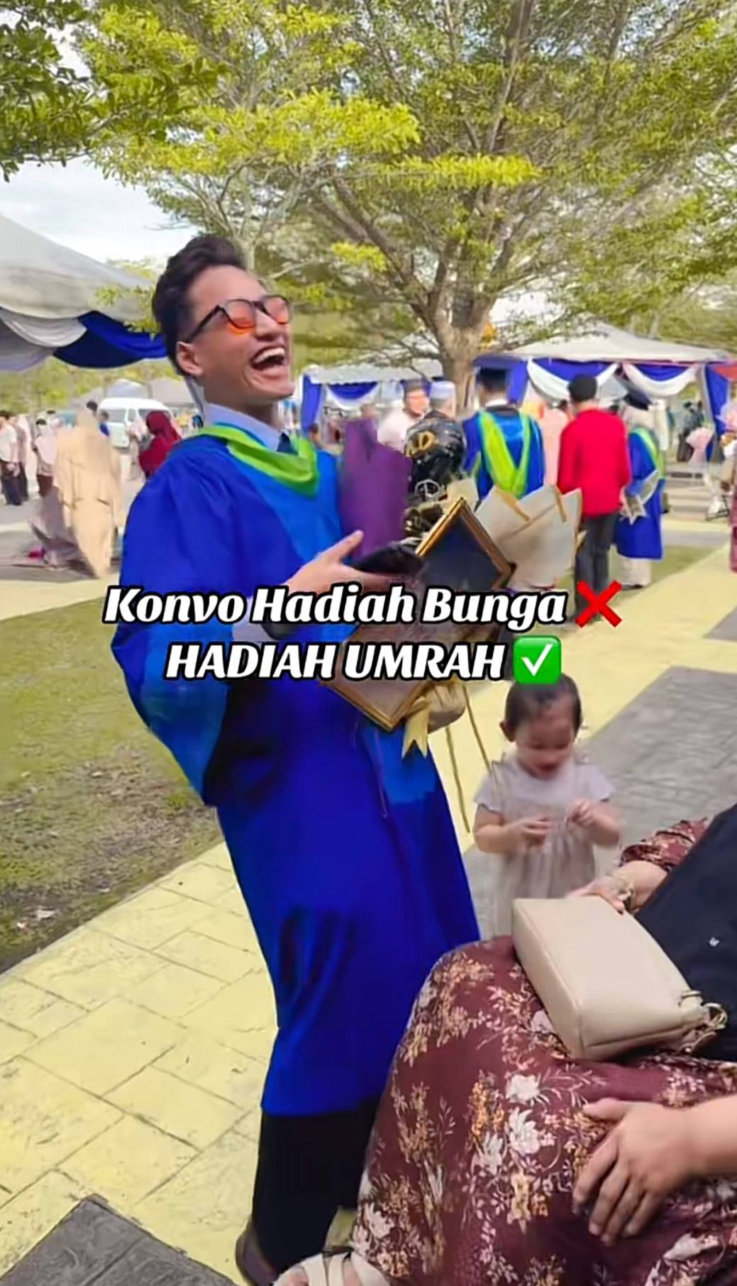 graduan Hadia umrah sempena graduasi