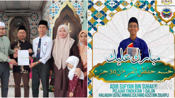 Pelajar Tingkatan 1 Hafaz 30 Juzuk Al-Quran