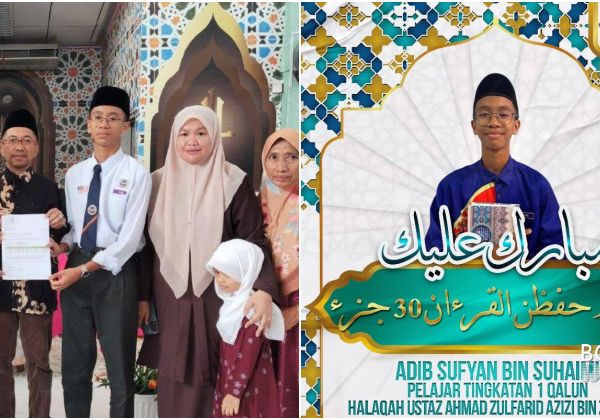 Pelajar Tingkatan 1 Hafaz 30 Juzuk Al-Quran