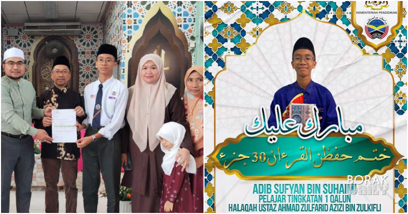 Pelajar Tingkatan 1 Hafaz 30 Juzuk Al-Quran