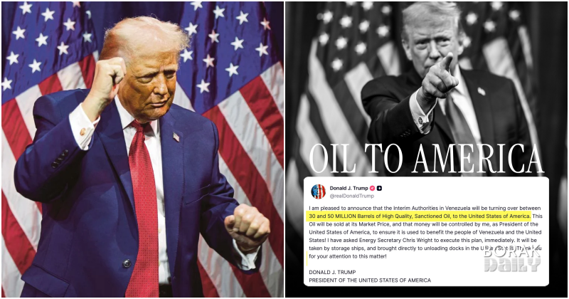 Trump Dedah Venezuela Akan Serah AS