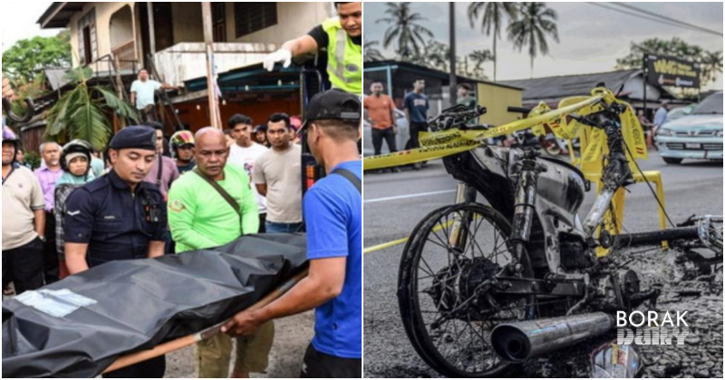 Pelajar Tingkatan 3 Maut Dirempuh Kereta