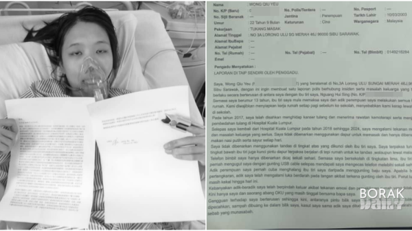 Surat Terakhir Pesakit Kanser Luah Derita