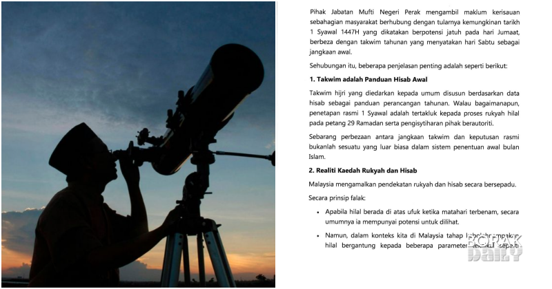 Mufti Perak Nasihat Jangan Buat Spekulasi