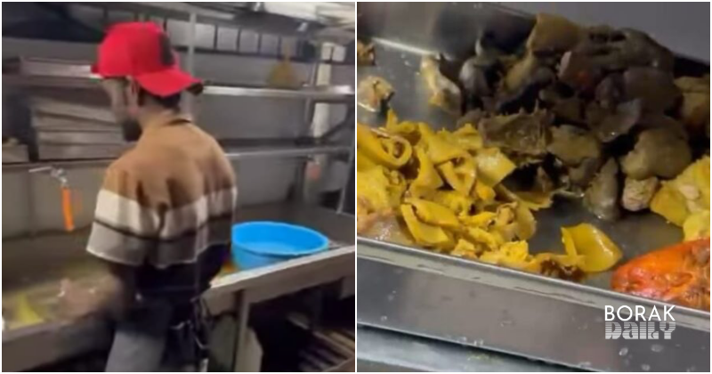 Lebihan Makanan Dibasuh Untuk Haiwan