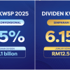 KWSP Umum Dividen 6.15 Peratus Untuk Simpanan Konvensional, Syariah