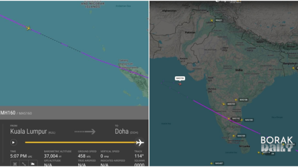 MH156 Berpatah Balik