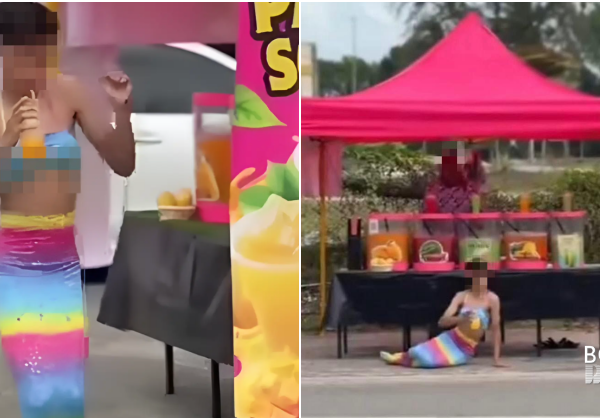 Lelaki Jadi Duyung Promosi Air Balang Ditahan