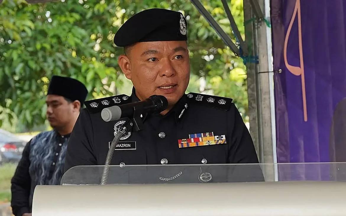 polis tahan lelaki Tendang warga emas