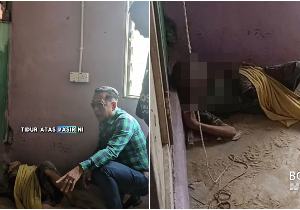 Anak Kurung Bapa Uzur Dalam Bilik Penuh Sampah