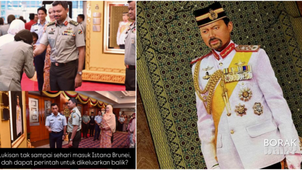 Anak Kelantan Hasilkan Potret Putera Mahkota Brunei