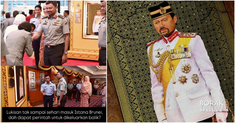 Anak Kelantan Hasilkan Potret Putera Mahkota Brunei