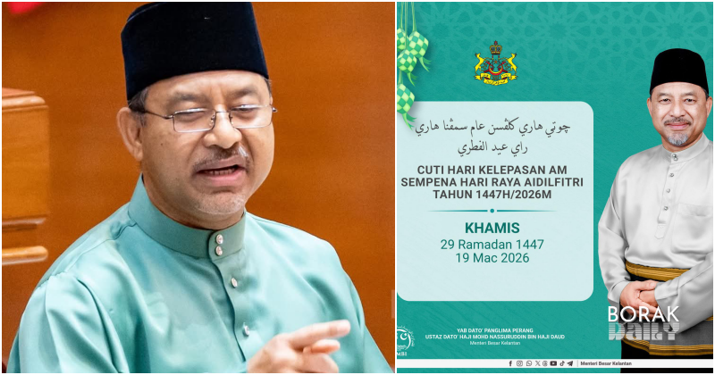 MB Kelantan Umum 19 Mac Cuti